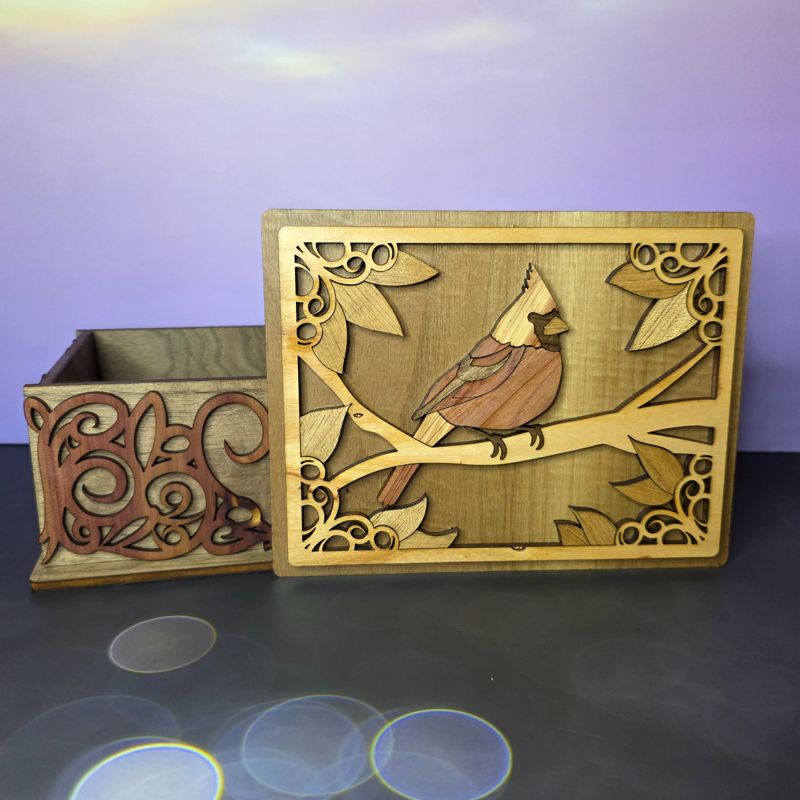 Cardinal Keepsake Box 🐦🌿