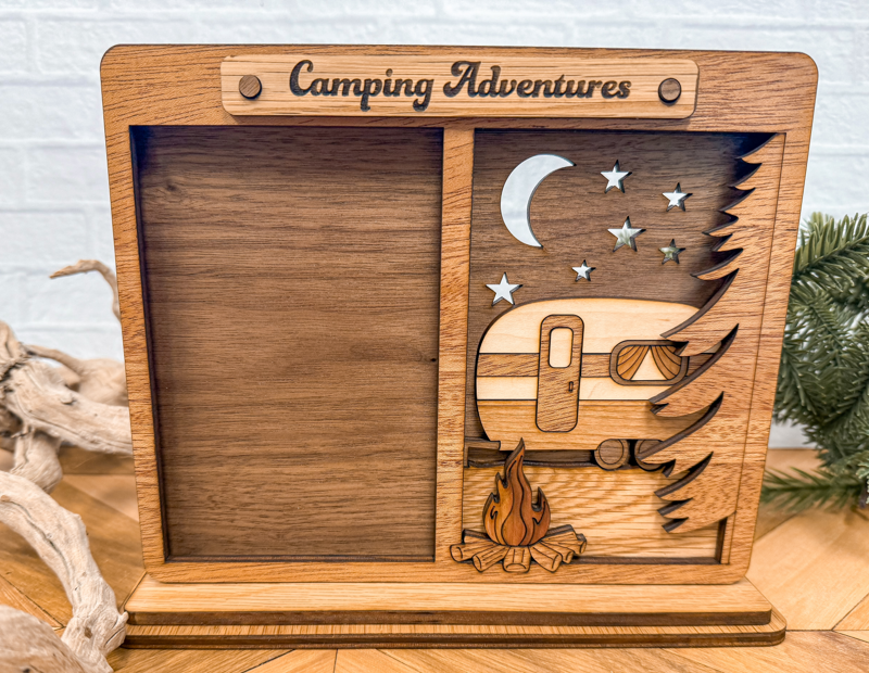 Camping Adventures – RV Wood Photo Frame