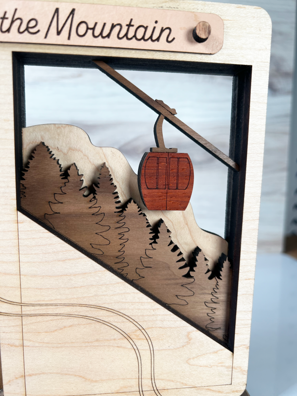 Memories on the Mountain – Wood Photo Frame