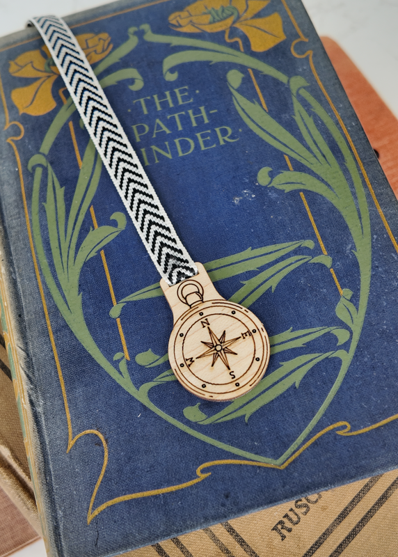 Camping Bookmark β Laser-Engraved Wood ποΈ