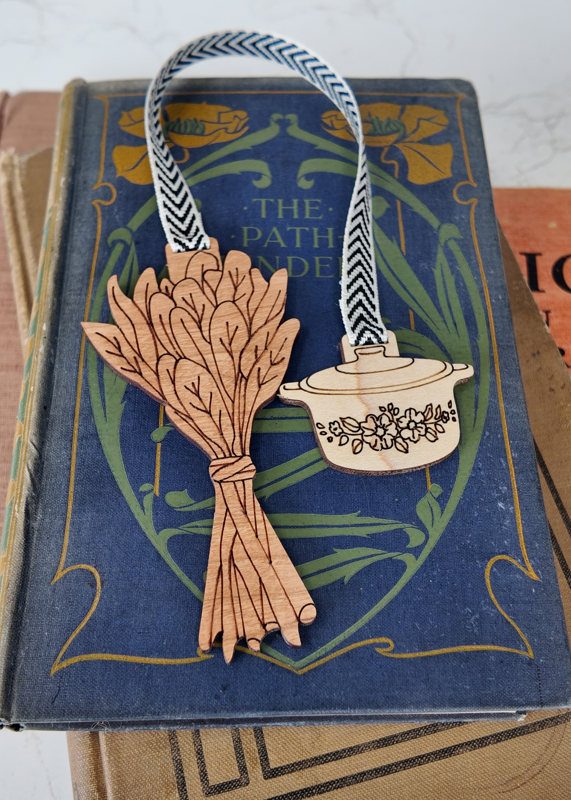 Cooking Bookmark β Laser-Engraved Wood π²