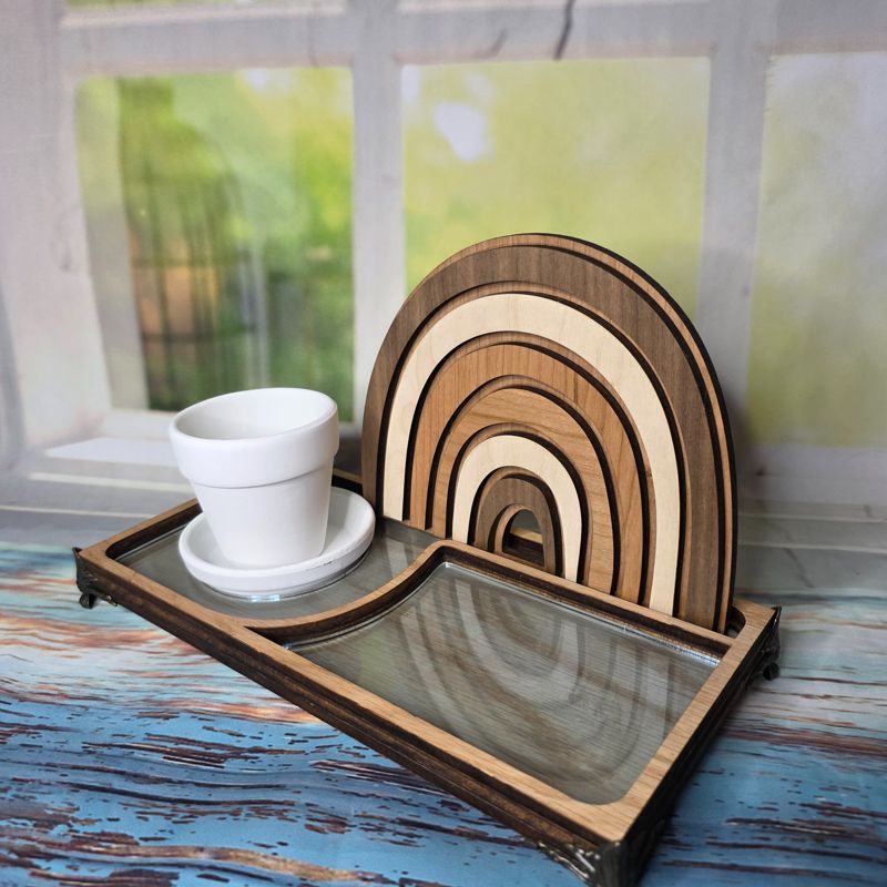 Boho Rainbow Trinket Tray