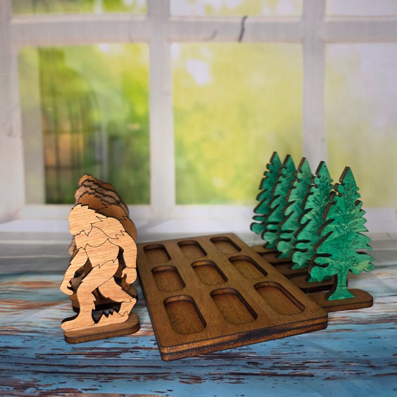 Bigfoot Forest Tic Tac Toe Set
