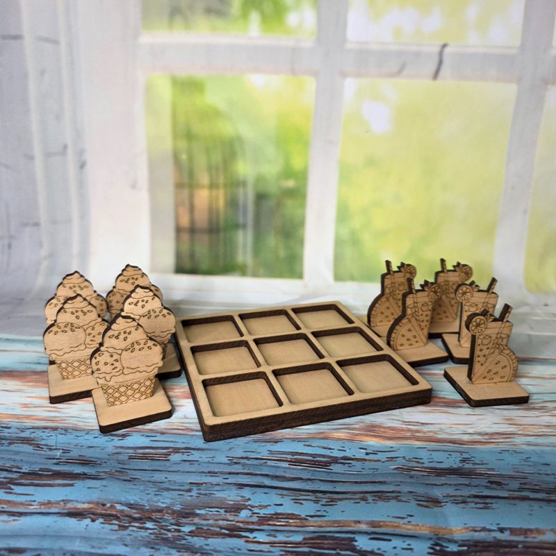 Summer Treats Tic Tac Toe Set