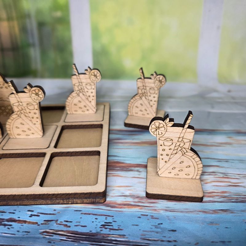 Summer Treats Tic Tac Toe Set