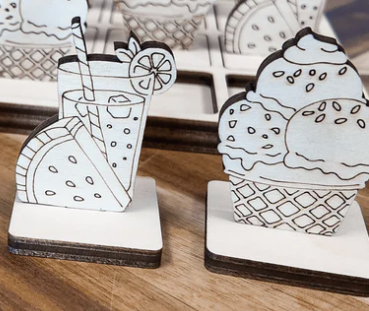 Summer Treats Tic Tac Toe Set