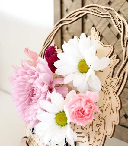 Flowers for Mom, Mother's Day Flower Basket, Child Flower Basket, Mother Gift, Pick Flowers, Outdoor Activity for Child, Flower Collector