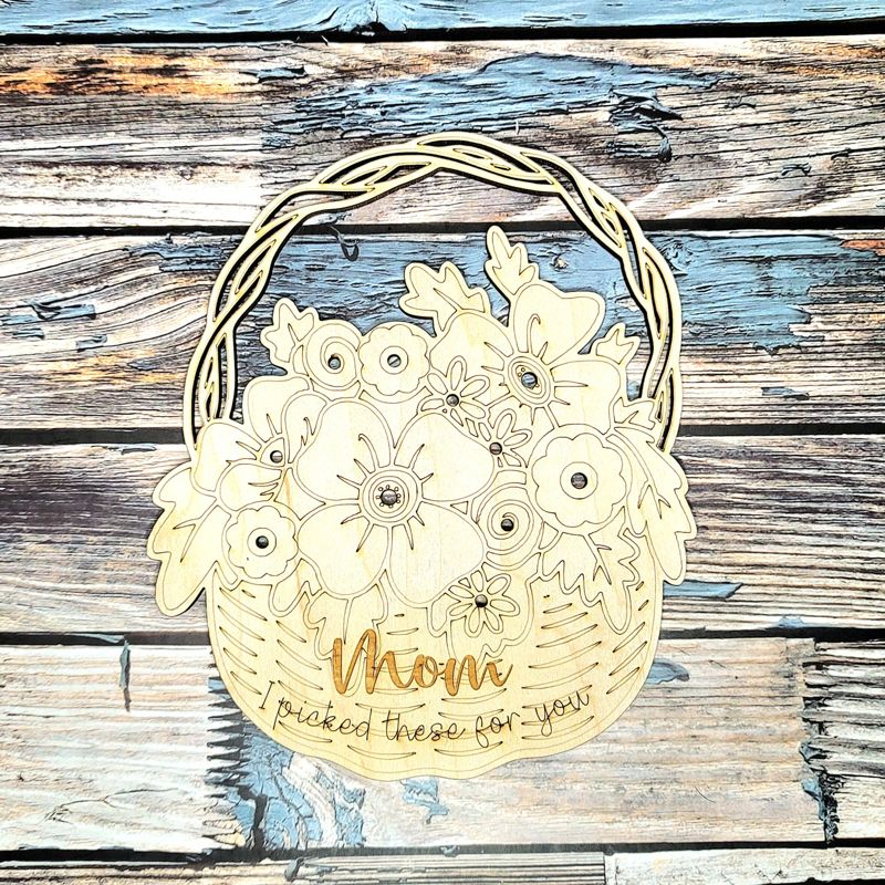 Flowers for Mom, Mother's Day Flower Basket, Child Flower Basket, Mother Gift, Pick Flowers, Outdoor Activity for Child, Flower Collector
