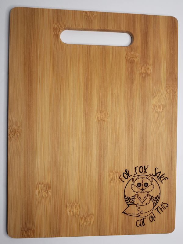 For Fox Sake (FFS) Coaster, Trivet, Cutting Board