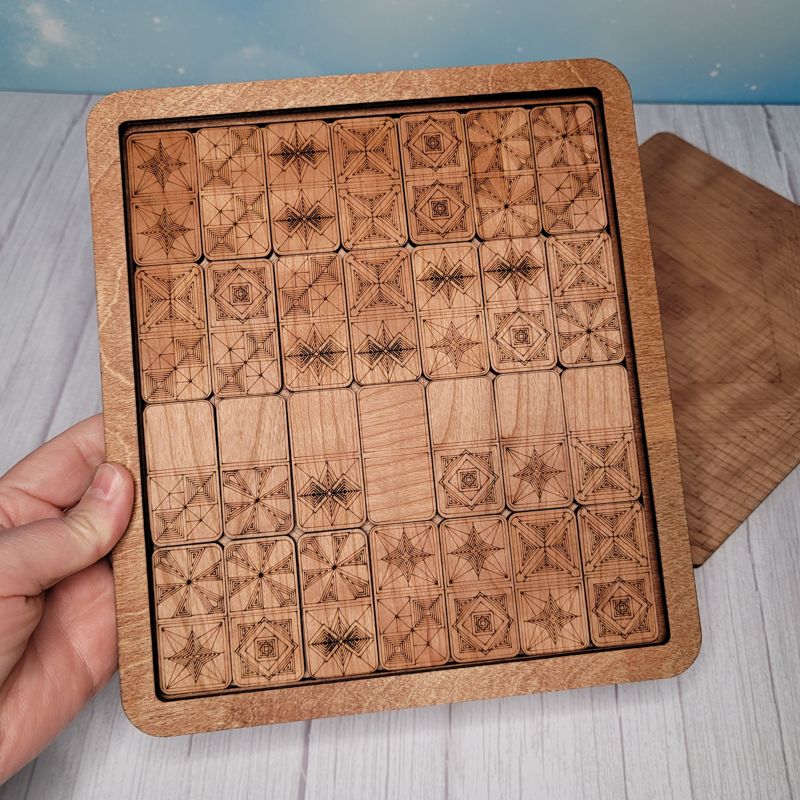 Boho-Engraved Domino Set: Where Art Meets Tradition!