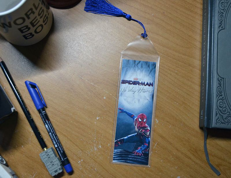 Spider-Man "No Way Home" (Tom Holland) 7.75 x 2.30 Bookmark with Tassel