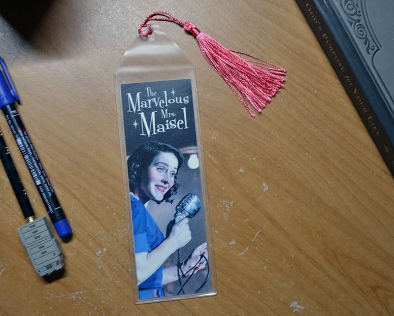 The Marvelous Mrs. Midge Maisel (Rachel Brosnahan) 7.75 x 2.30 Bookmark with Tassel