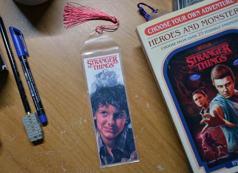 Eleven (Millie Bobby Brown) Stranger Things 7.75 x 2.30 Bookmark with Tassel