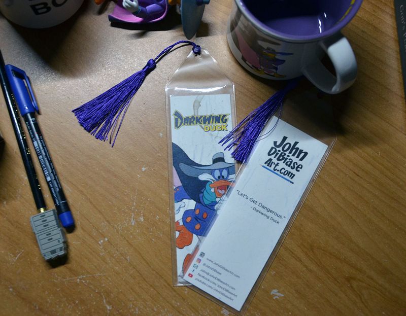 Darkwing Duck 7.75 x 2.30 Bookmark with Tassel