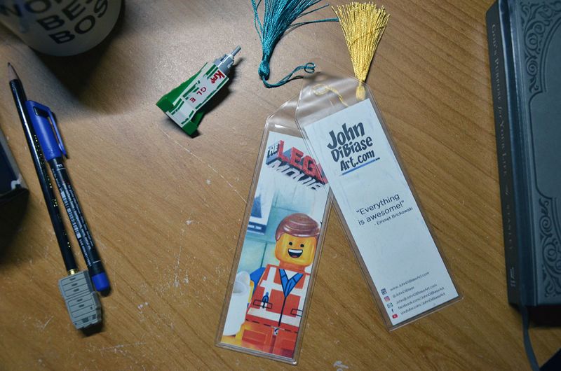The LEGO Movie Emmet Brickowski 7.75 x 2.30 Bookmark with Tassel