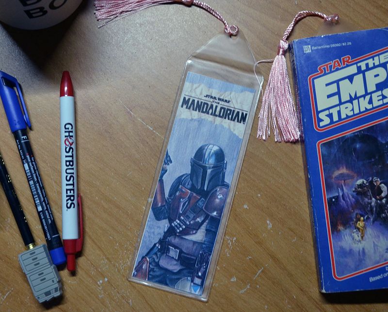 The Mandalorian 7.75 x 2.30 Bookmark with Tassel