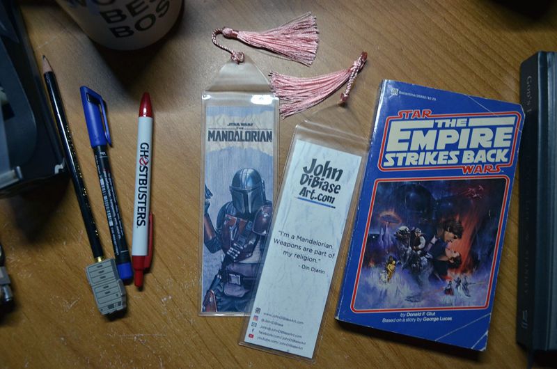 The Mandalorian 7.75 x 2.30 Bookmark with Tassel