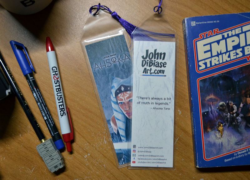 Ahsoka Tano from The Mandalorian 7.75 x 2.30 Bookmark with Tassel