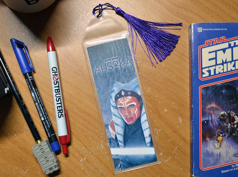Ahsoka Tano from The Mandalorian 7.75 x 2.30 Bookmark with Tassel