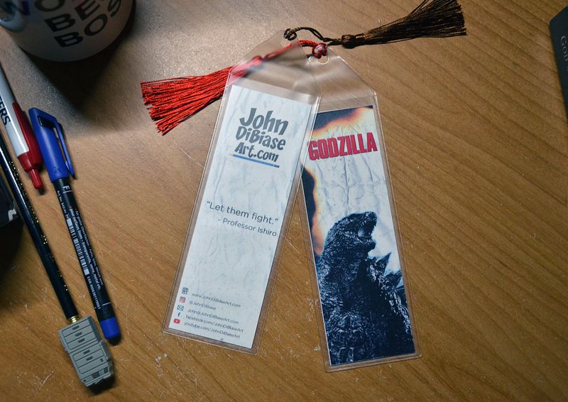 Godzilla 7.75 x 2.30 Bookmark with Tassel