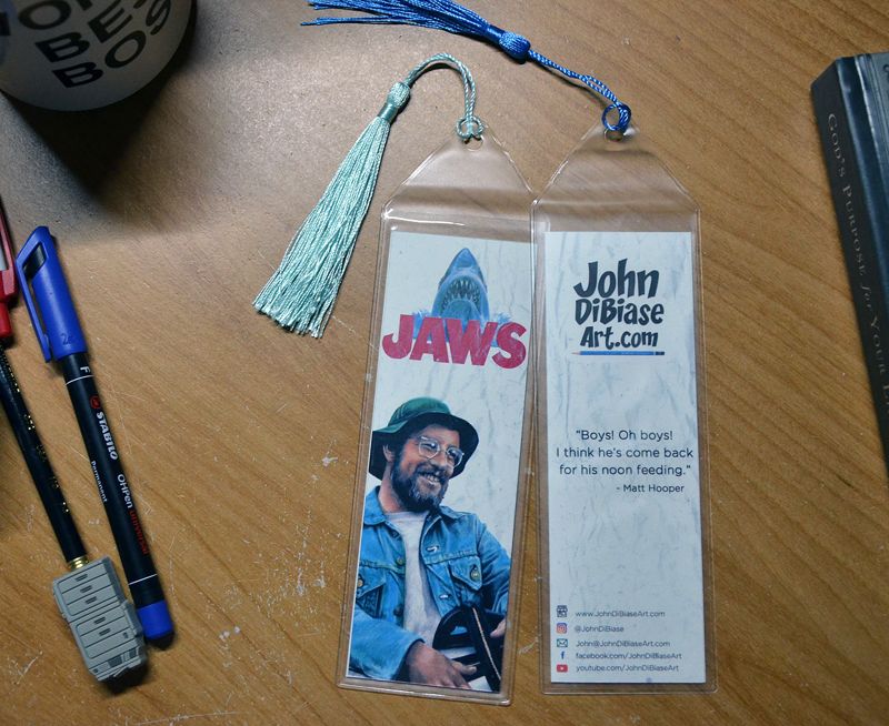 Jaws' Matt Hooper (Richard Dreyfuss) 7.75 x 2.30 Bookmark with Tassel