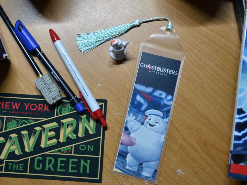 Mini-Puft Ghostbusters Afterlife 7.75 x 2.30 Bookmark with Tassel