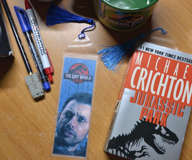 Jeff Goldblum as Dr. Ian Malcom in Jurassic Park: The Lost World 7.75 x 2.30 Bookmark with Tassel