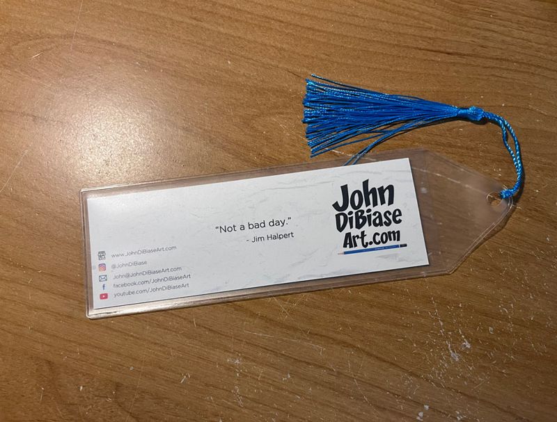 The Office Jim & Pam (Diversity Day) 7.75 x 2.30 Bookmark with Tassel