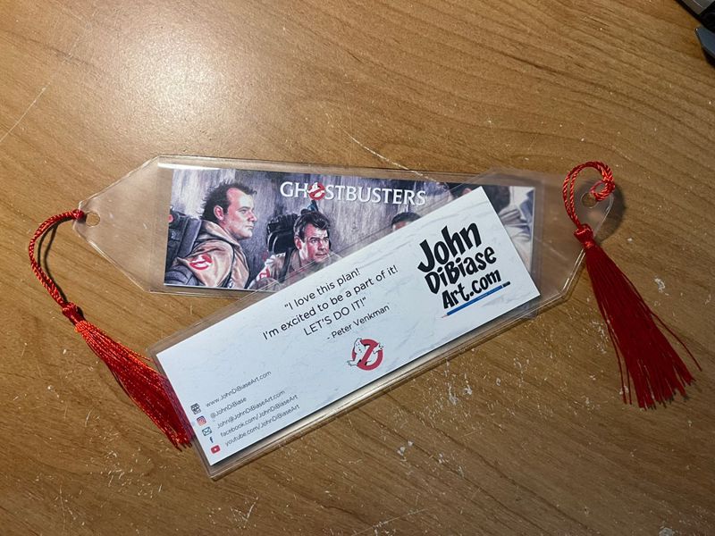 Ghostbusters (Rooftop)  7.75 x 2.30 Bookmark with Tassel