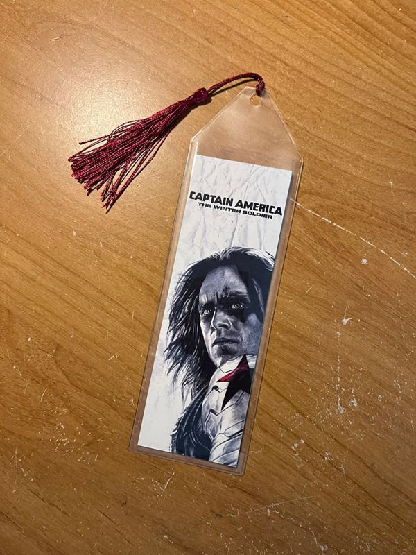 The Winter Soldier (Sebastian Stan) 7.75 x 2.30 Bookmark with Tassel