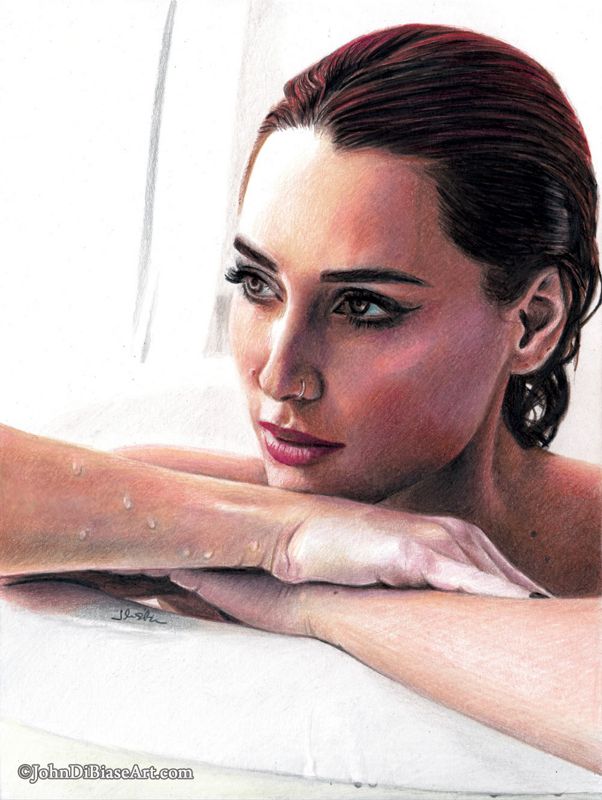 Nicole Vincenti Colored Pencil Drawing Print 8.5 x 11