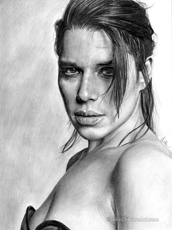 Neve Campbell Drawing Print (2024) 8.5 x 11