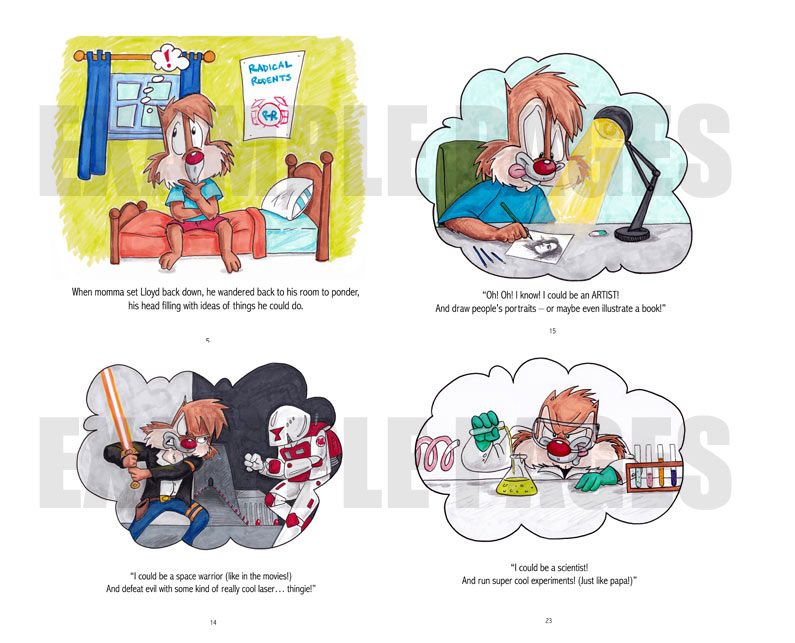 In Stock! - Lloyd the Chipmunk and the Quest for the Perfect Job (Paperback Childrens Book) - AUTOGRAPHED by Author + FREE Lloyd Sticker!!