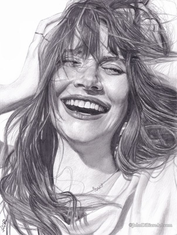 Bryce Dallas Howard Realistic Graphite Pencil Drawing Print 8.5 x 11