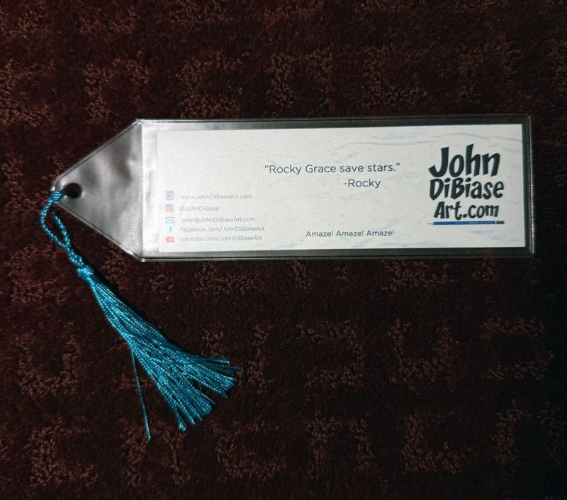 Rocky and Grace Project Hail Mary 7.75 x 2.30 Bookmark with Tassel