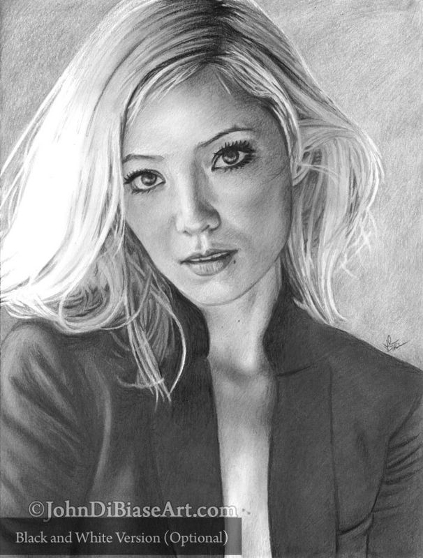 Pom Klementieff (Guardians of the Galaxy / Mission Impossible) Drawing Print 8.5 x 11