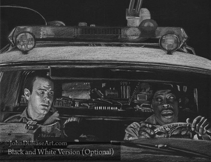 Ray & Winston Ghostbusters Drawing Print