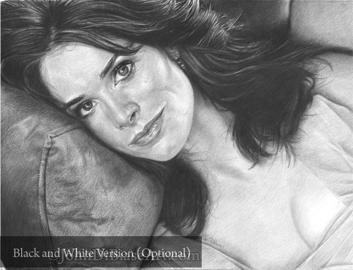 Abigail Spencer Colored Pencil Drawing Print (8.5 x 11)