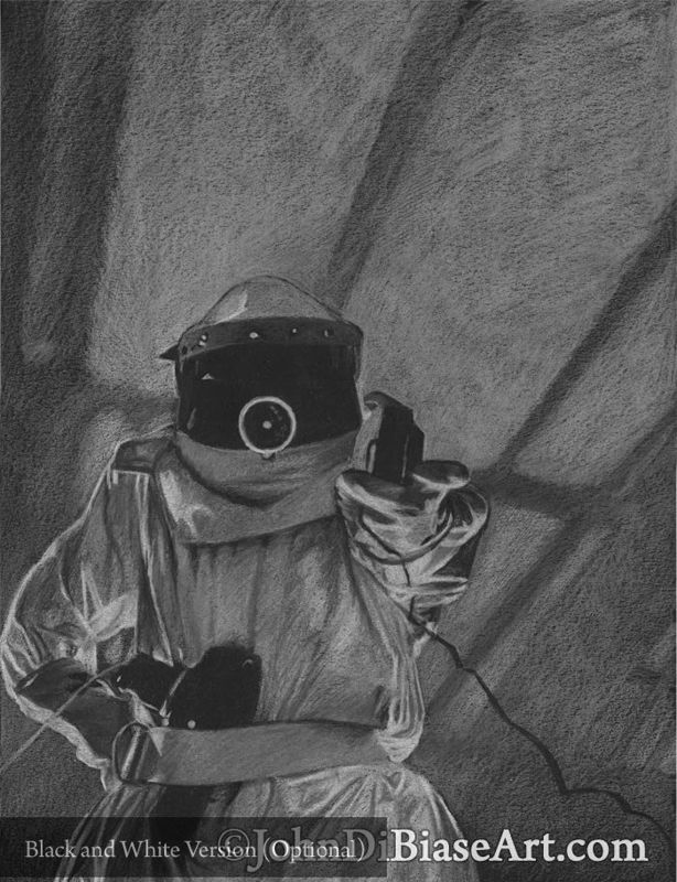 Marty McFly in Back To The Future "Darth Vader" -- Limited Edition Numbered Drawing Prints (100)! 8.5 x 11