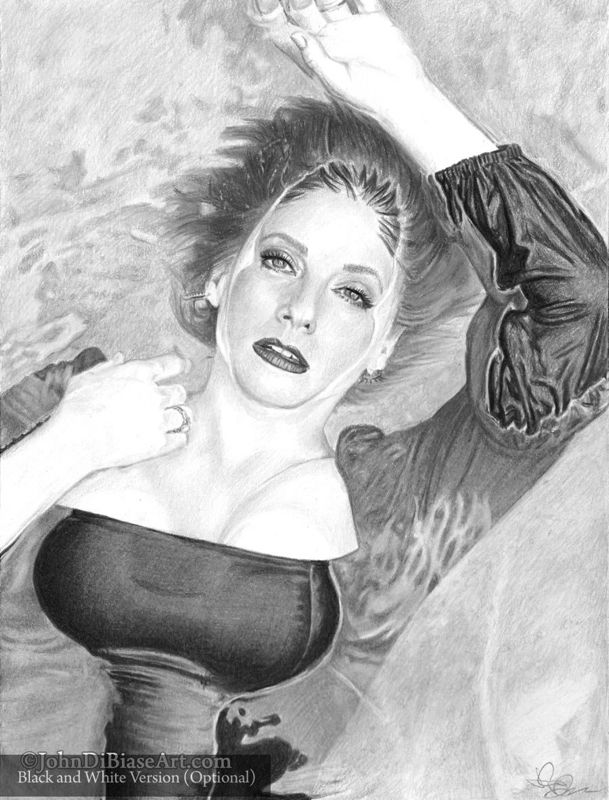 Leigh Nash Colored Pencil Drawing Print (8.5" x 11")