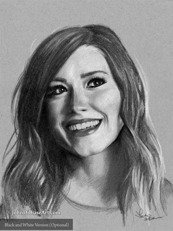 Kari Jobe Toned Tan Drawing Print 8.5 x 11