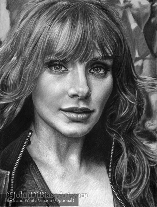 Bryce Dallas Howard Colored Pencil Drawing Print 8.5 x 11