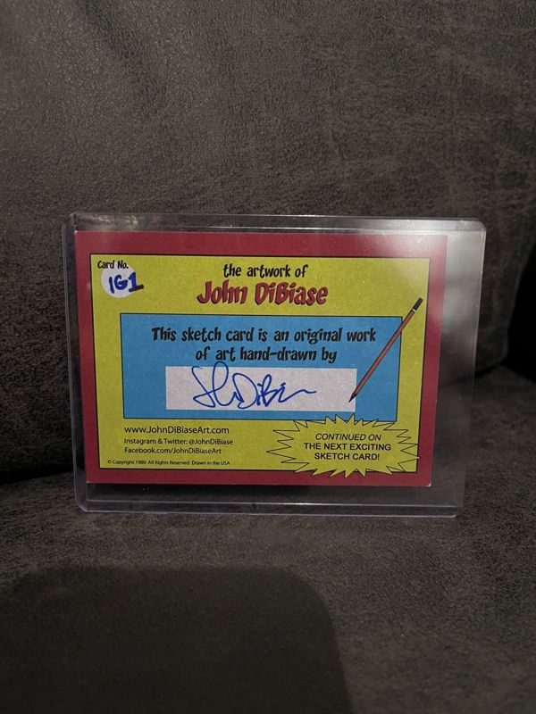 Original Garfield Sketch Trading Card - JD Card No. IG1