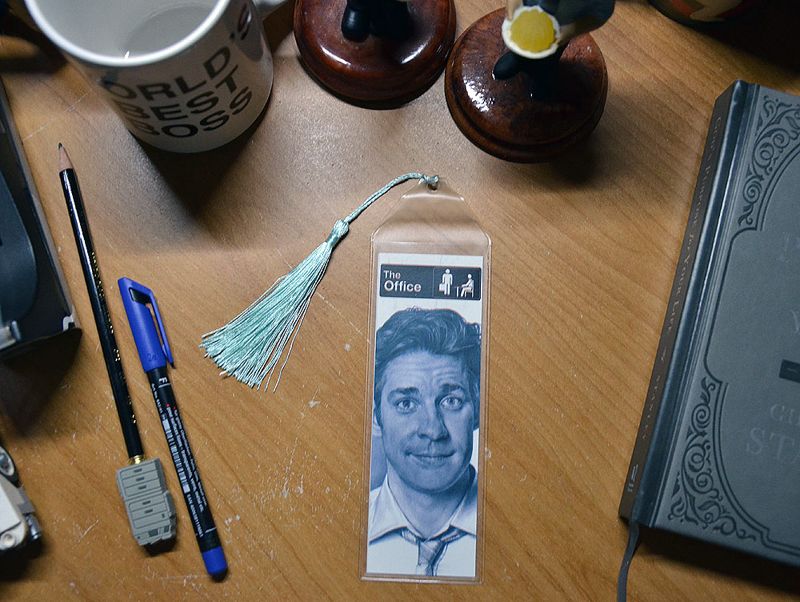 Jim Halpert (John Krasinski) 7.75 x 2.30 Bookmark with Tassel