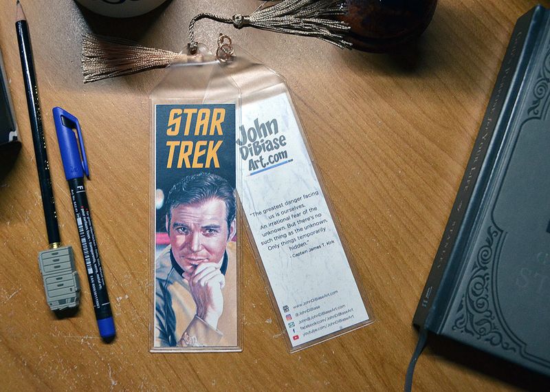 James T. Kirk (William Shatner) 7.75 x 2.30 Bookmark with Tassel