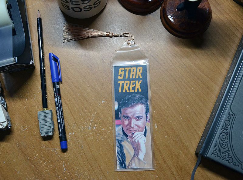 James T. Kirk (William Shatner) 7.75 x 2.30 Bookmark with Tassel