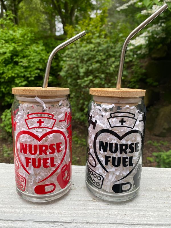 Nurse Fuel Beer Glass-
