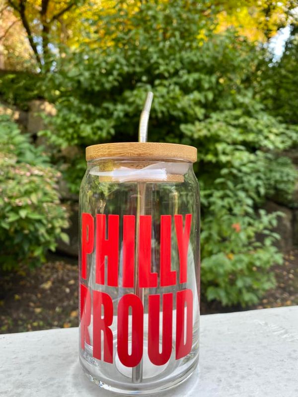 Philly Proud Beer Glass Cup