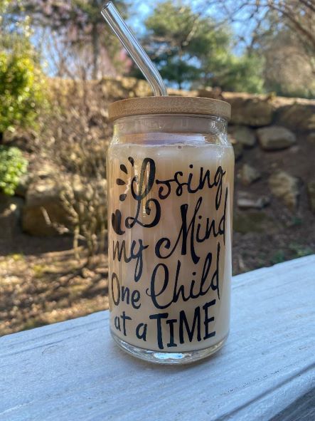 Losing my mind one child at a time Beer Glass