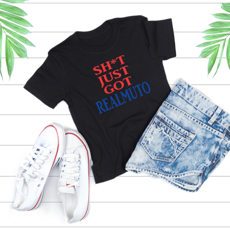 Shit just got Realmuto Ladies T-Shirt